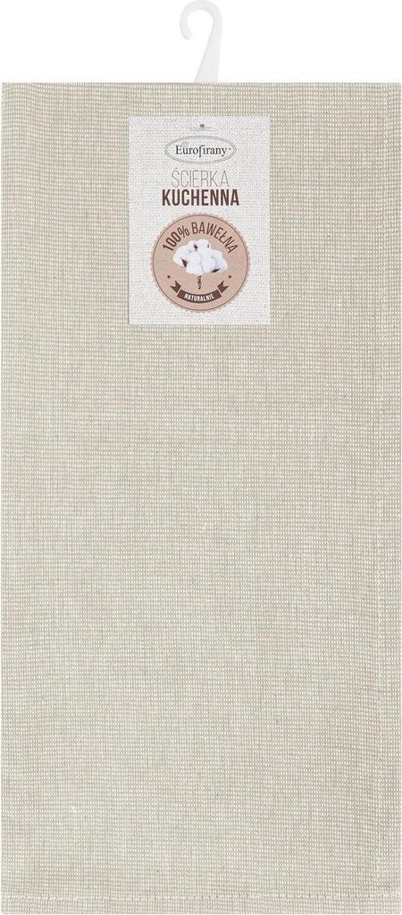 EUROFIRANY | Geschirrtuch 2er Set - 50 x 70 cm - beige Küchentuch - Gestreift