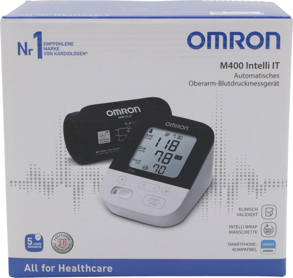 OMRON Oberarm-Blutdruckmessgerät M400 Intelli IT Image du produit 