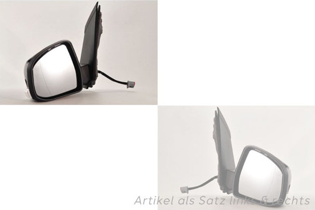 Johns, Außenspiegel Spiegel passend für Ford Focus 05 02/08-01/11 Set Li. Re. grundiert 1538002 1538224 1610119 1469511 1538212 1538223 1538488 1...