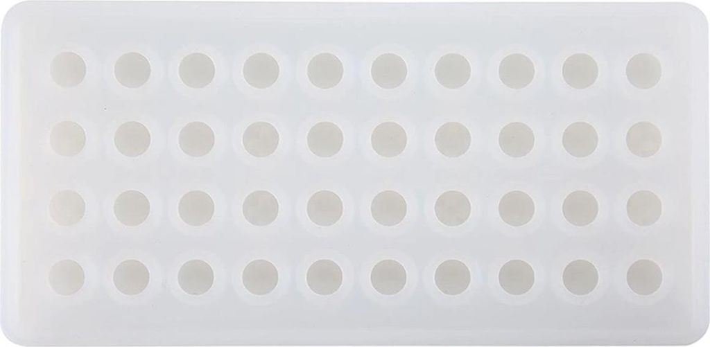 Krumble Eiswürfelform - Flexible Silikonform für 40 runde Eiswürfel - Eiswürfelbereiter - Eigene Pralinen herstellen - Schokolade in Form gieß...