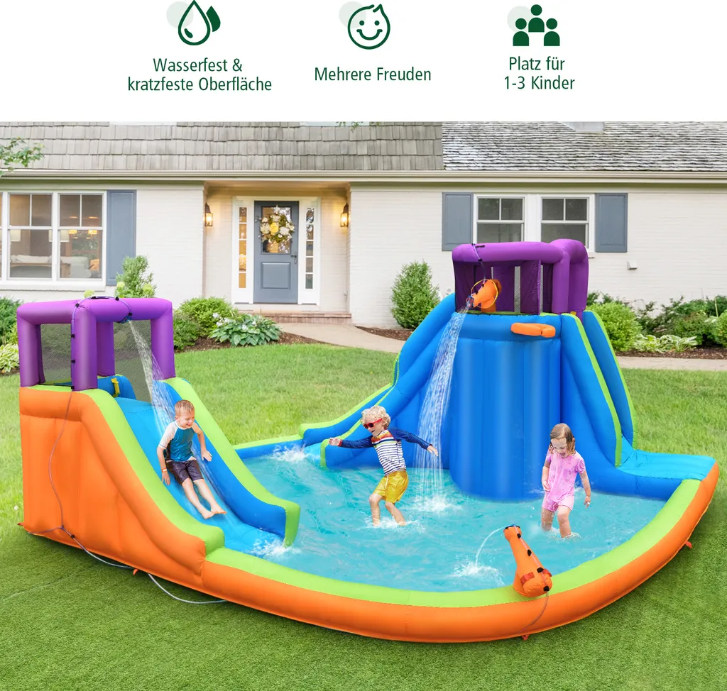 Dites Adieu à la Canicule avec ce Parc Aquatique Gonflable à Domicile
