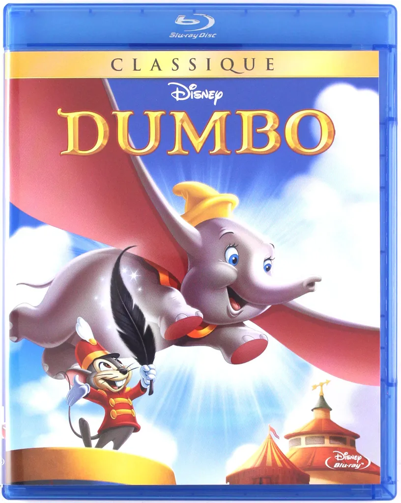 Dumbo l'éléphant volant Blu-ray Version Originale Audio Haute Fidélité 1080p