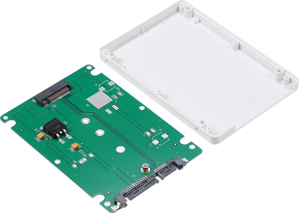 NGFF M.2 SSD zu 22Pin SATA III Konverter Adapter mit 2.5'' Gehäuse 2280 2260 2242 2230 SSD