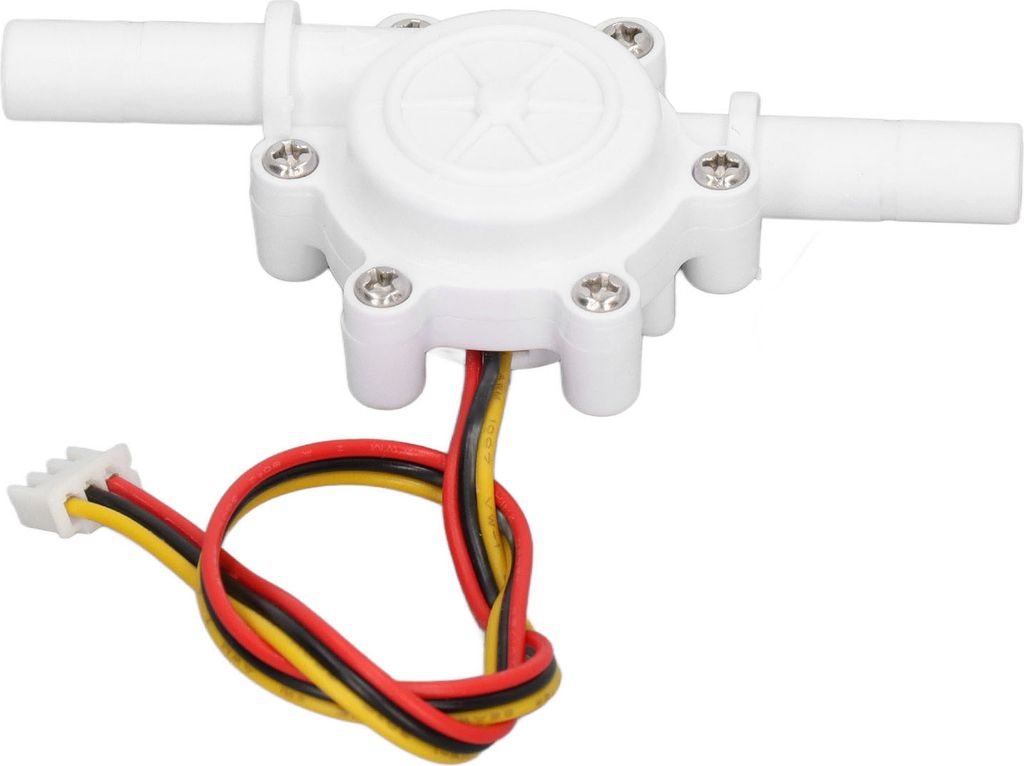 Hall-Durchflusssensor, Wasserschalter, Durchflussmesser, Flüssigkeitsmesser, DC 3,5–24 V, 0,3–10 l/min, 25 cm, 180 Grad, G3/8