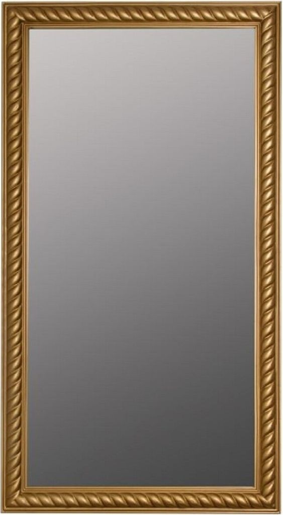 Casa Padrino Barock Wohnzimmer Spiegel / Wandspiegel Antik Gold 72 x H. 132 cm - Barockmöbel