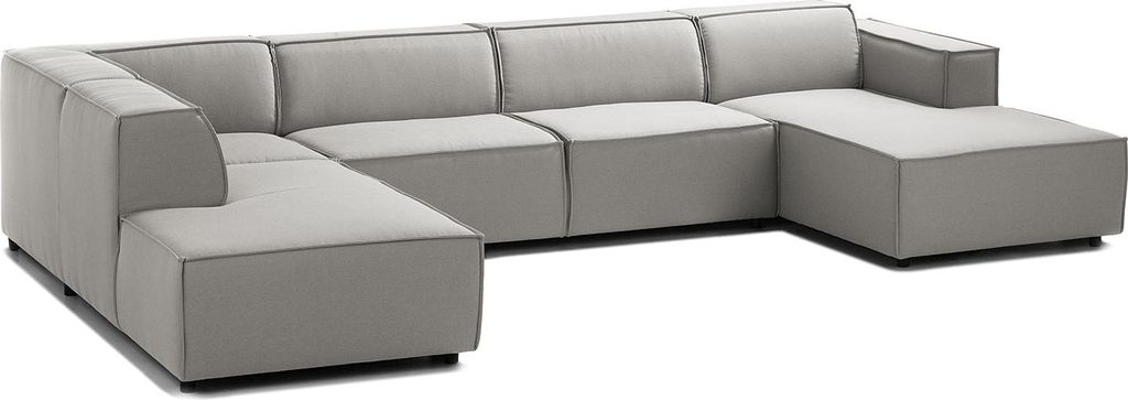 home24 Wohnlandschaft mit Longchair & Ottomane