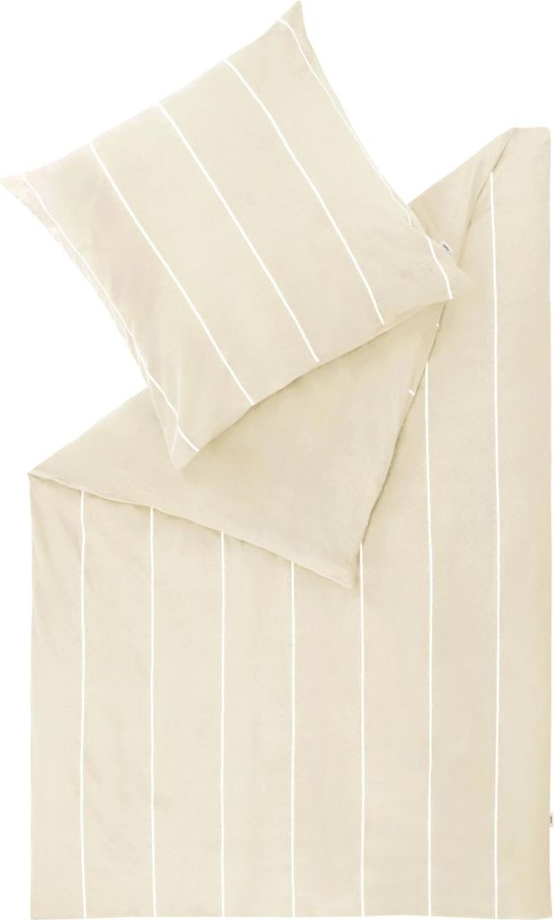ESPRIT Winter Bettwäsche FLANELL Creme 155 x 220 cm