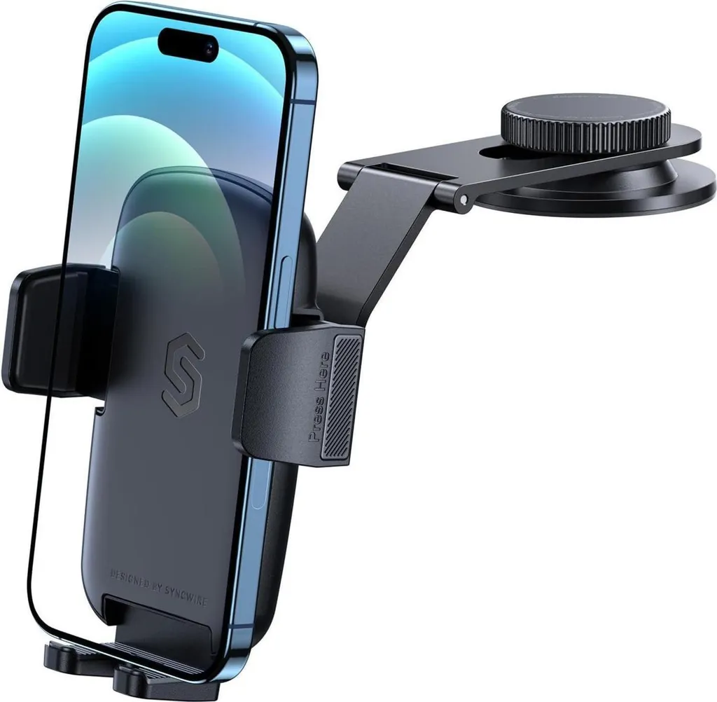 Support Téléphone Voiture Anti-Chute - Fixation Adhésive et Stable