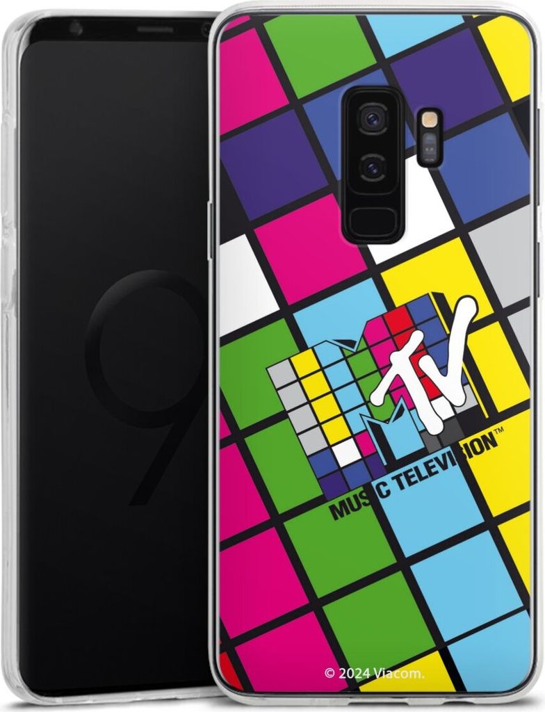 DeinDesign Handyhülle für Samsung Galaxy S9 Plus Silikon Hülle Case Smartphone Schutzhülle Fanartikel Offizielles Lizenzprodukt MTV Music Tel...