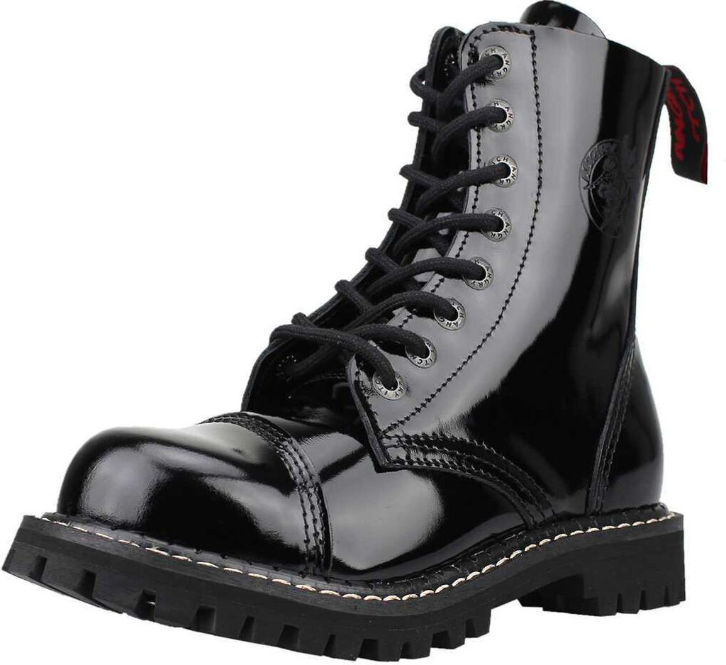 ANGRY ITCH-8-Loch Gothic Army Ranger Armee Stiefel Stahlkappe, EU 40