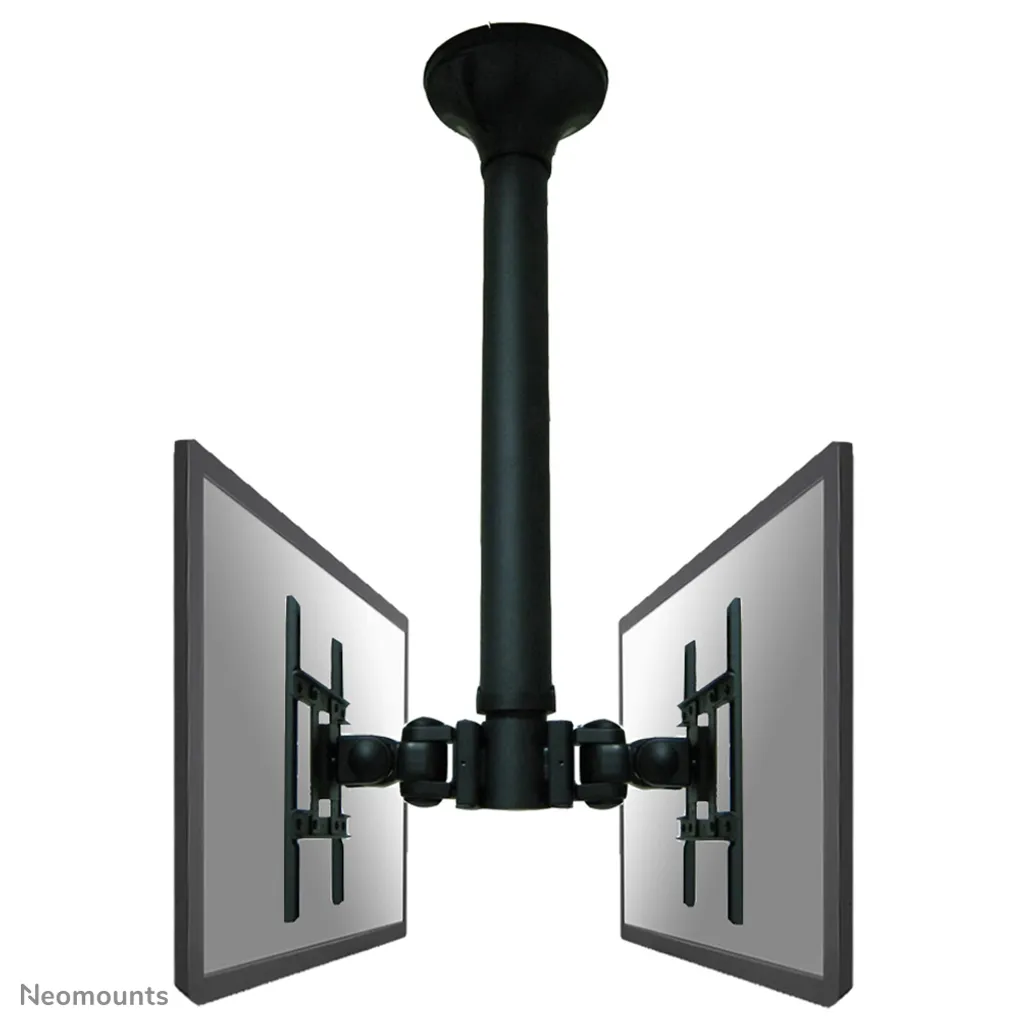 Support TV plafond pivotant FPMA-C200D double face charge max 20 kg Noir