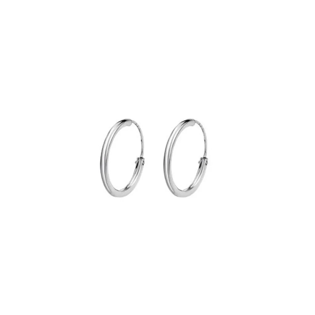 Boucles d'oreilles Lotus WS01123/20 Design Argent avec Finition Polie