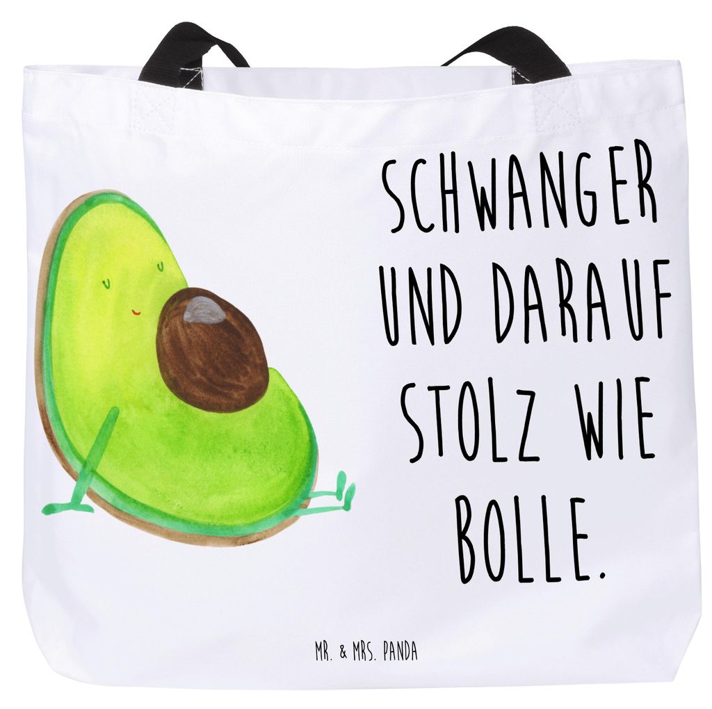 Mr. & Mrs. Panda Strandtasche Avocado Schwangerschaft - Produktbild 