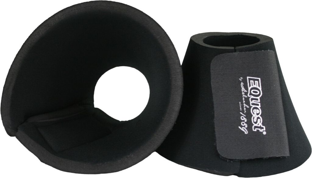 EQuest Hufglocke Neopren, 2er Set, schwarz - XXL / Full Extra Large