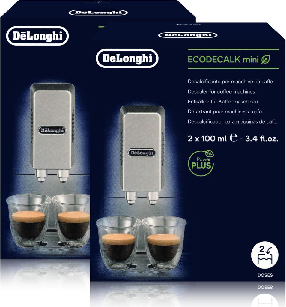 Delonghi EcoDecalk mini Entkalker für Kaffeevollautomaten 2x100ml (2er Pack)