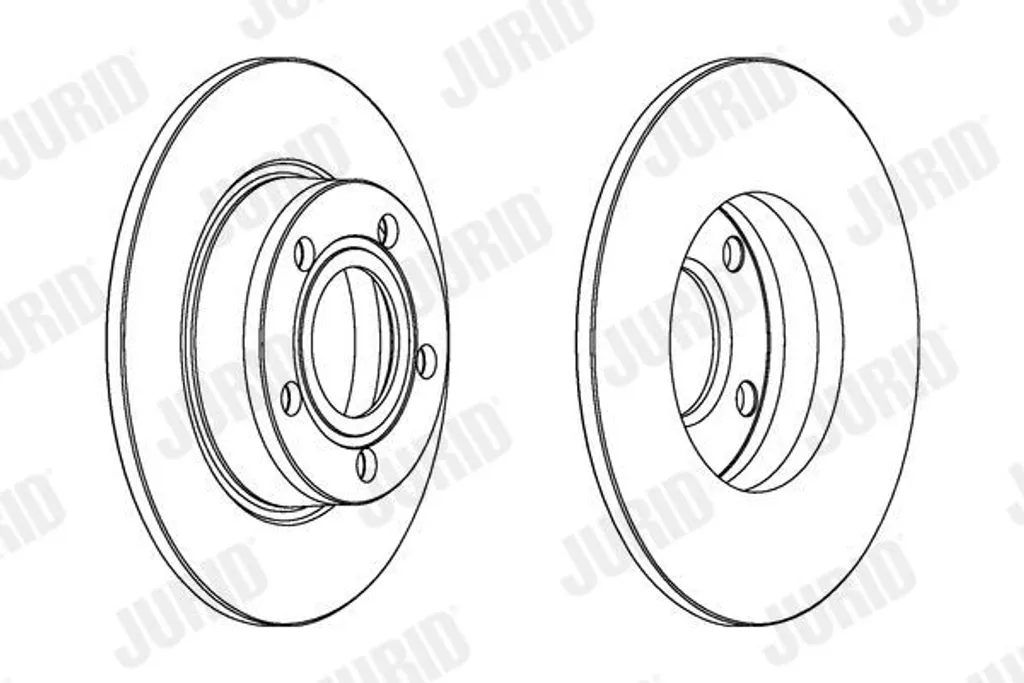 Paire de disques de frein pour Audi A6 Avant Allroad idéal montage