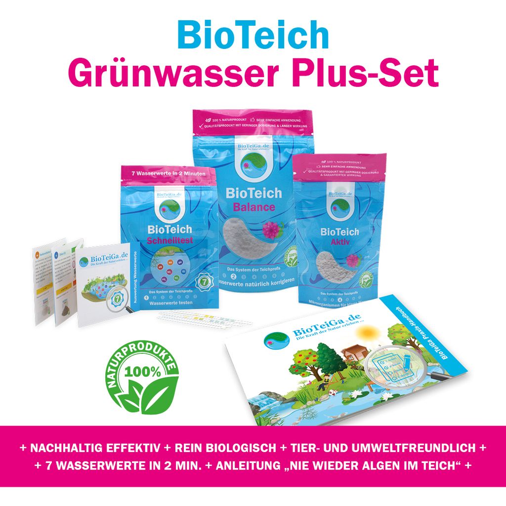 BioTeich Grünwasser PlusSet für 5.000 Liter Kaufland.de