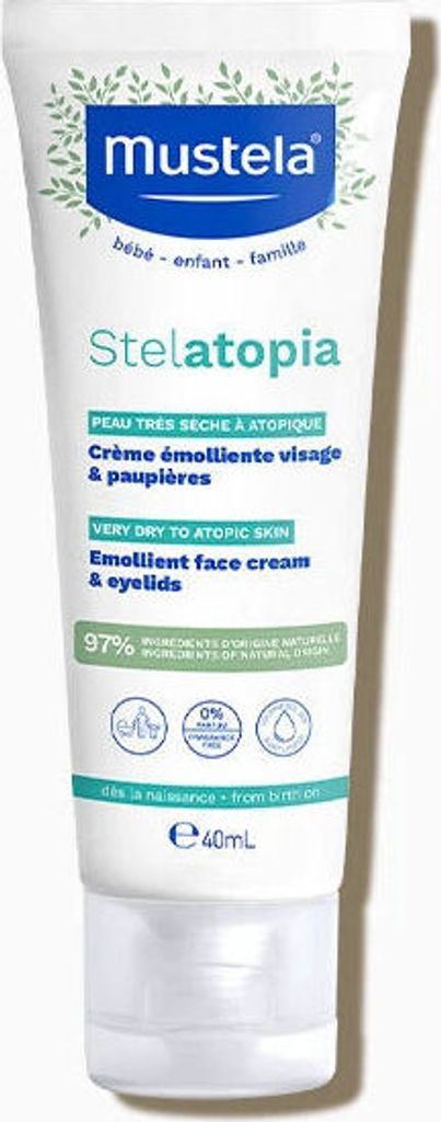 Mustela Stelatopia zvláčňujúci krém na tvár 40ml Obrázok produktu 