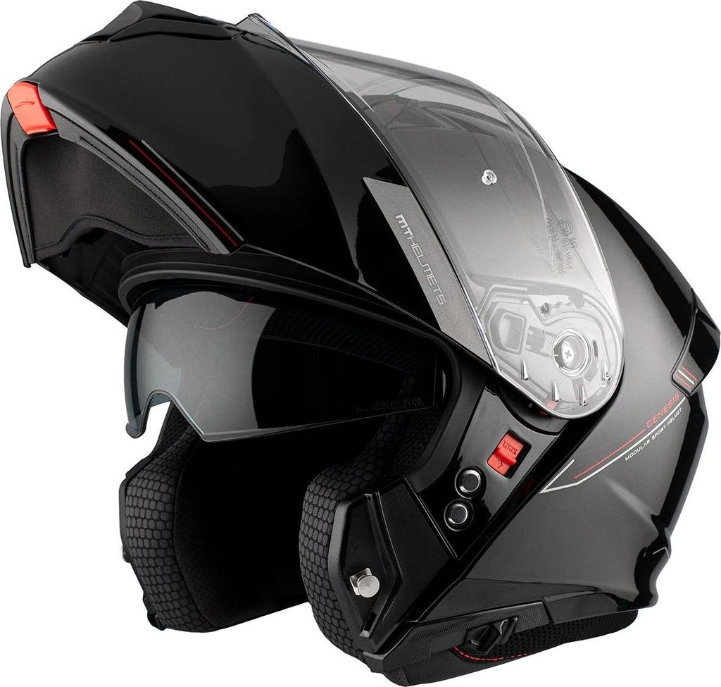 MT Helmets Flip-Up Helm Genesis SV System Schwarz, Größe: S ECE 22.06