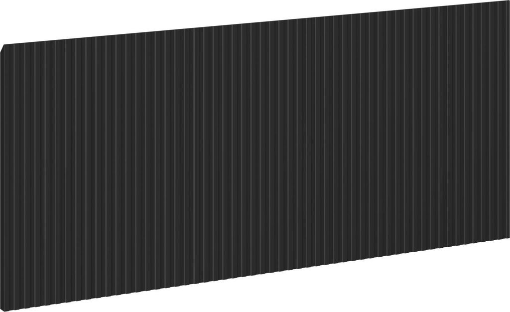 Mexen Rivel Front geriffelt für Badmöbelkorpus 80 x 43,5 cm, schwarz matt - 91A20-0800-470-1-71
