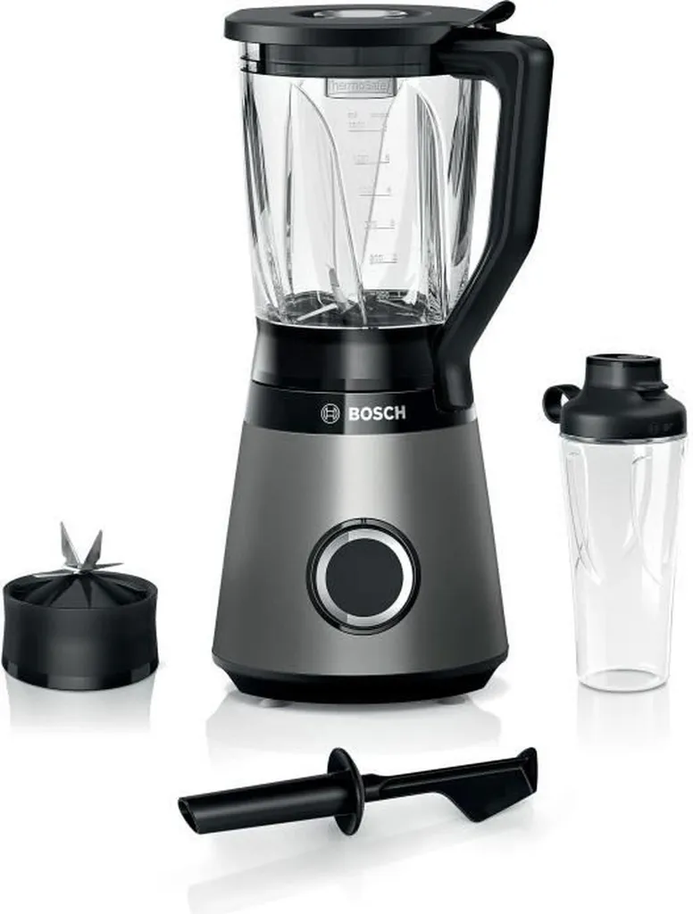 Blender en verre Bosch MMB6174S 1200 W avec lames ProEdge Inox