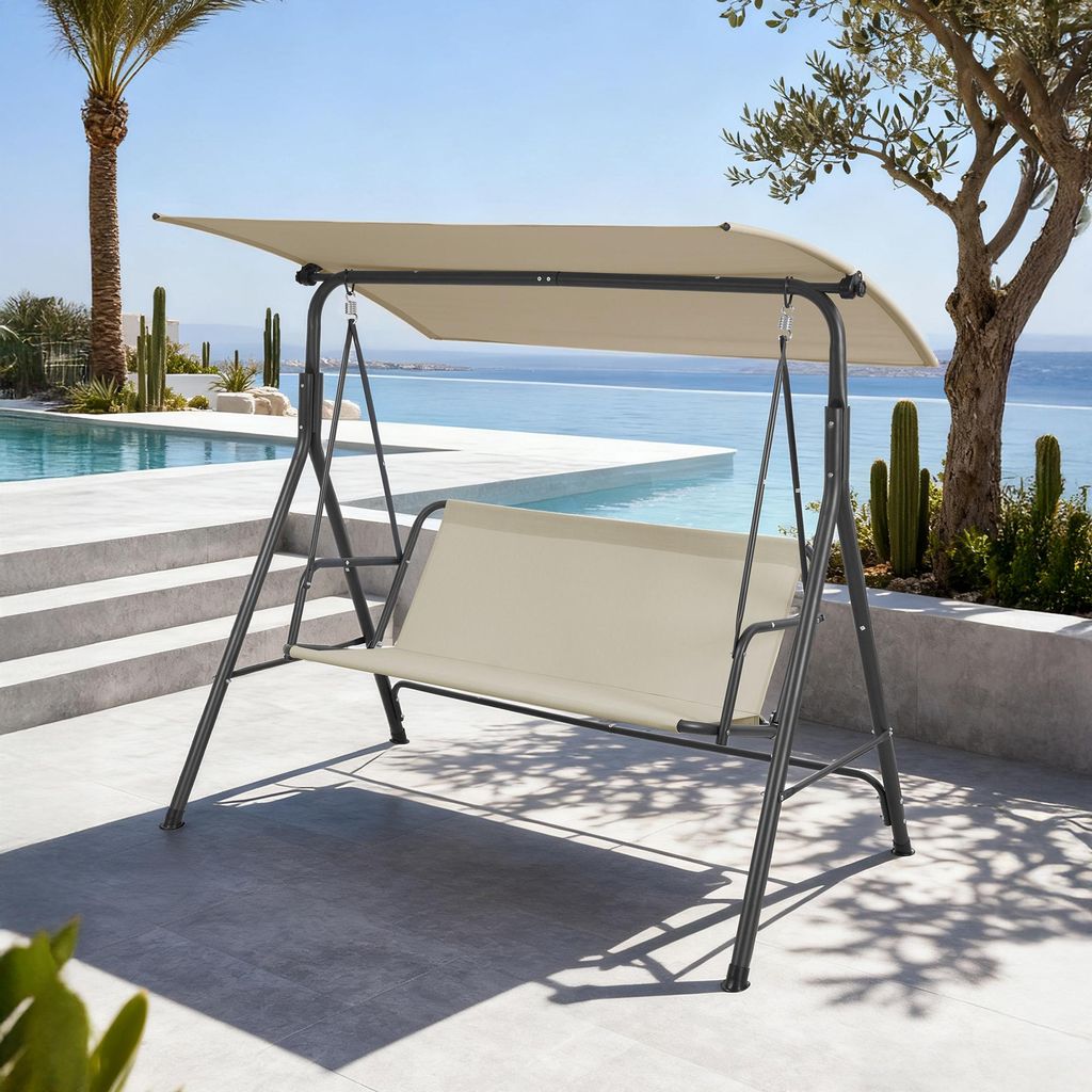 Altalena Hollywood "Satten" a 3 posti con tendalino Immagine del prodotto 