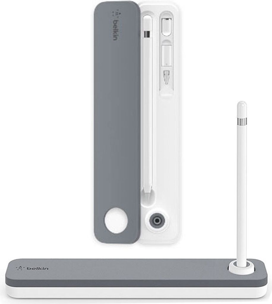 Belkin Etui mit Standfuß (für den Apple Pencil) weiß/grau "wie neu"