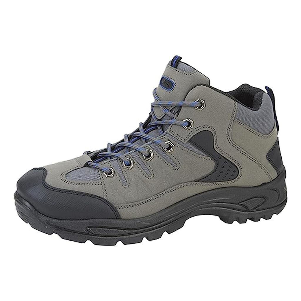Dek Herren Ontario Trekking-Schuhe / Wanderschuhe / Wanderstiefel DF141 (43 EU) (Grau)