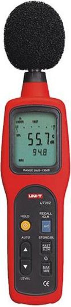 Hlukomer UNI-T UT352 Datenerfassung