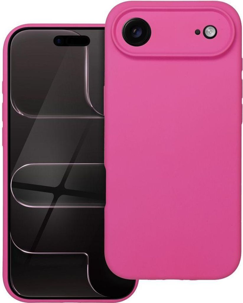 Case SILICONE 2mm passend für IPHONE 17 Air kompatibel mit MagSafe pink