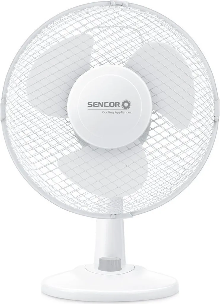 SENCOR SFE 2327WH Ventilateur de table blanc 23 cm à 2 vitesses