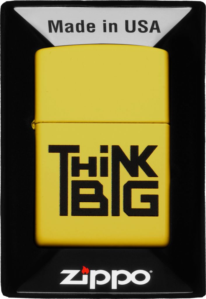 Feuerzeuge ZIPPO THINK BIG DESIGN 60007284