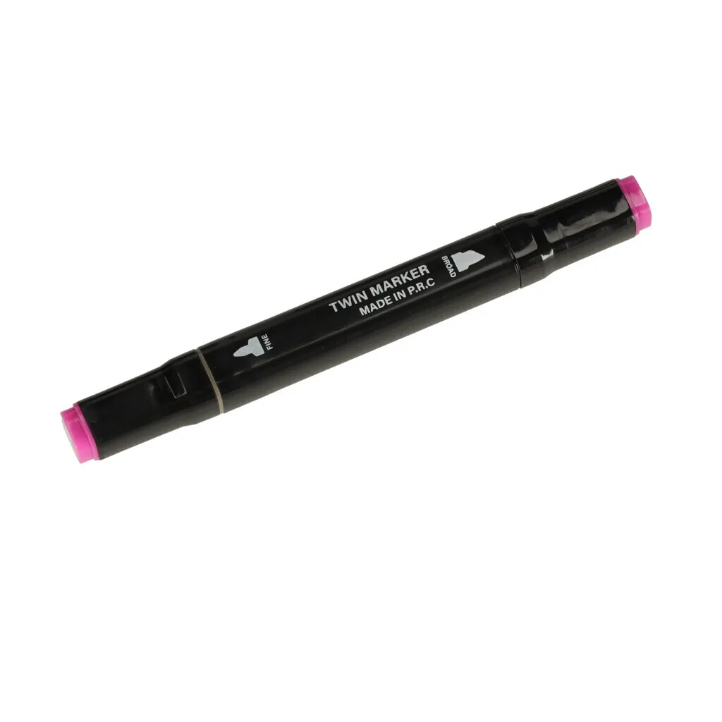 Set de 120 Marqueurs Double Face avec Support de Rangement Rigide - 9