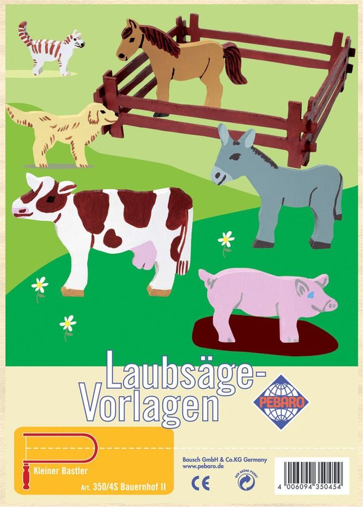 Pebaro Laubsägevorlage Bauernhof II