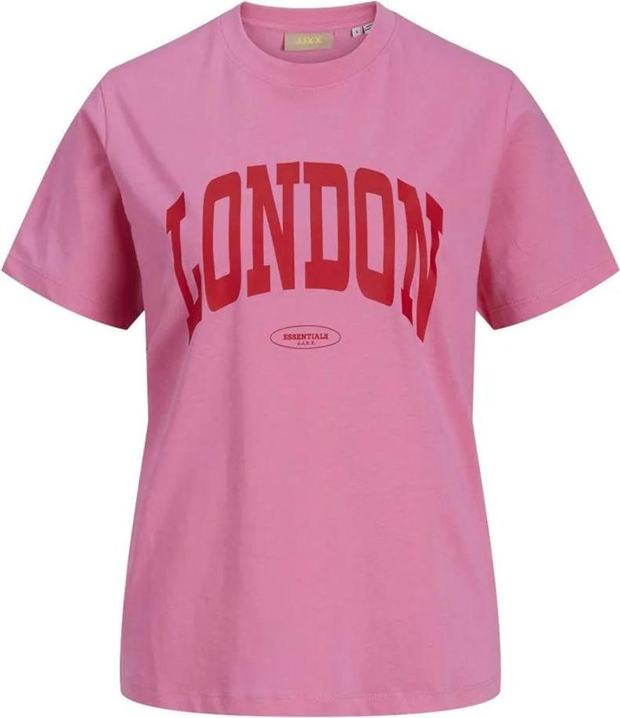 Jack & Jones Merle Reg Jjxx Kurzarm-t-shirt Rosa XS Damen Rosa XS