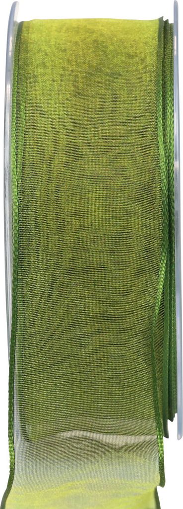 Chiffonband Grün Dekoband Schleifenband 40mm x 20m