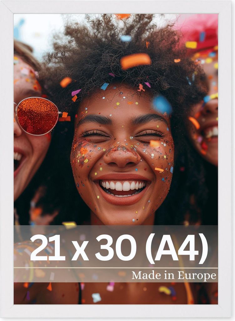 Bilderrahmen "Nolde" - Farbe: Weiß - Größe: 21 x 30 cm