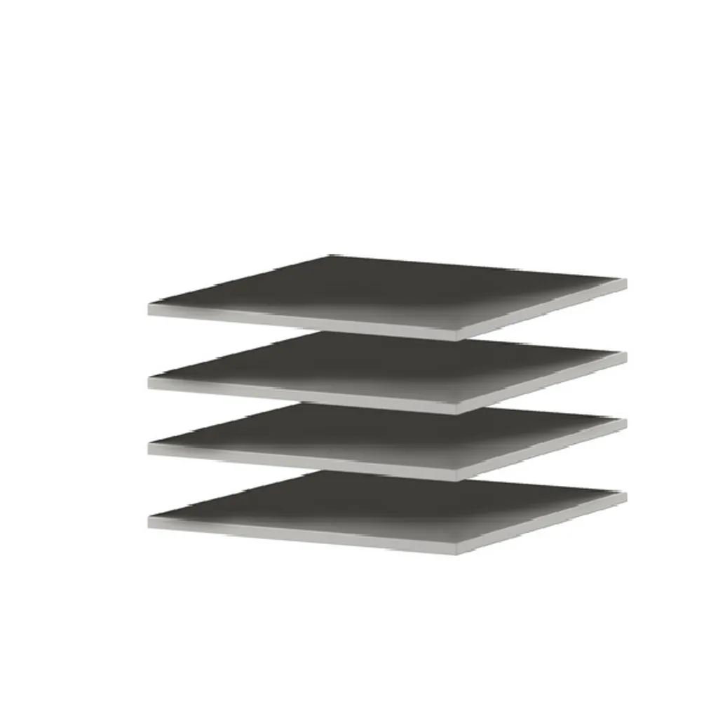 Étagères intérieures de dressing pour armoire MARFA gris