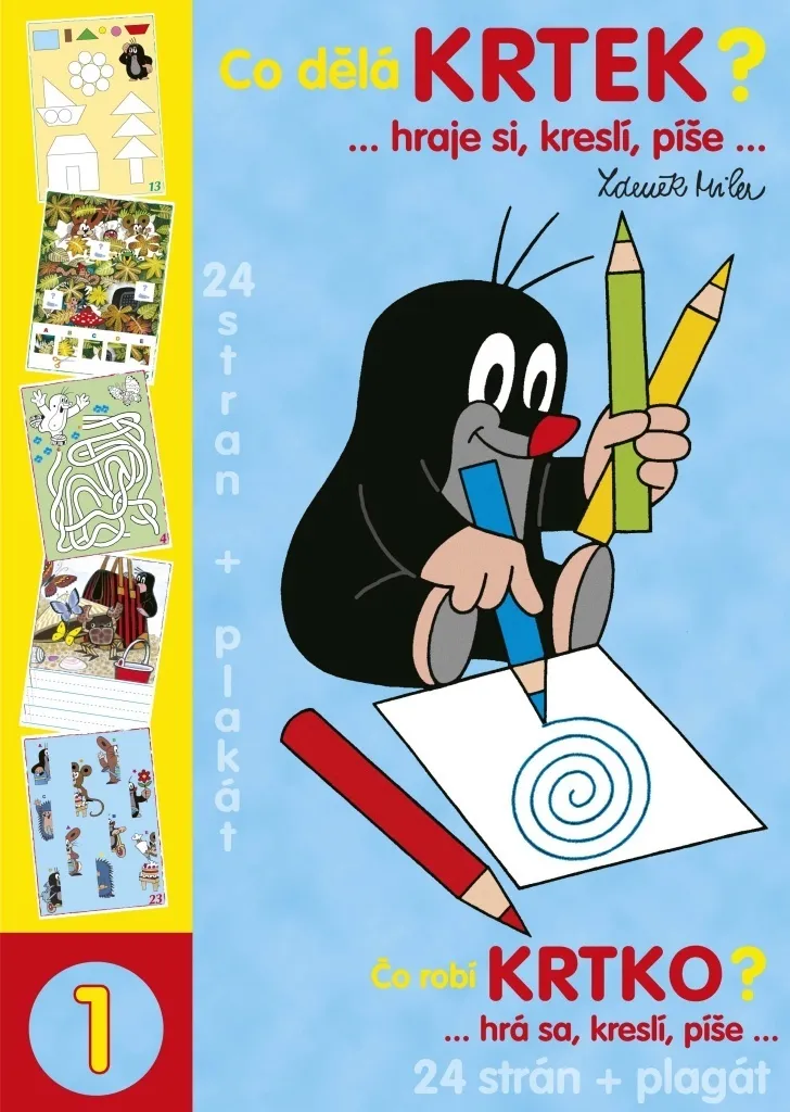 Livre à colorier Que fait une taupe ? pour apprendre en s'amusant