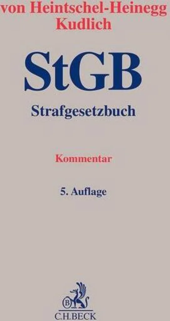 Strafgesetzbuch StGB pour Étudiants en Droit et Juristes Allemands