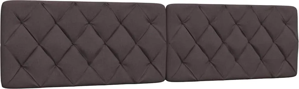 Cuscino Testiera Luxury 200 cm in Tessuto Marrone Scuro - Alta Qualità