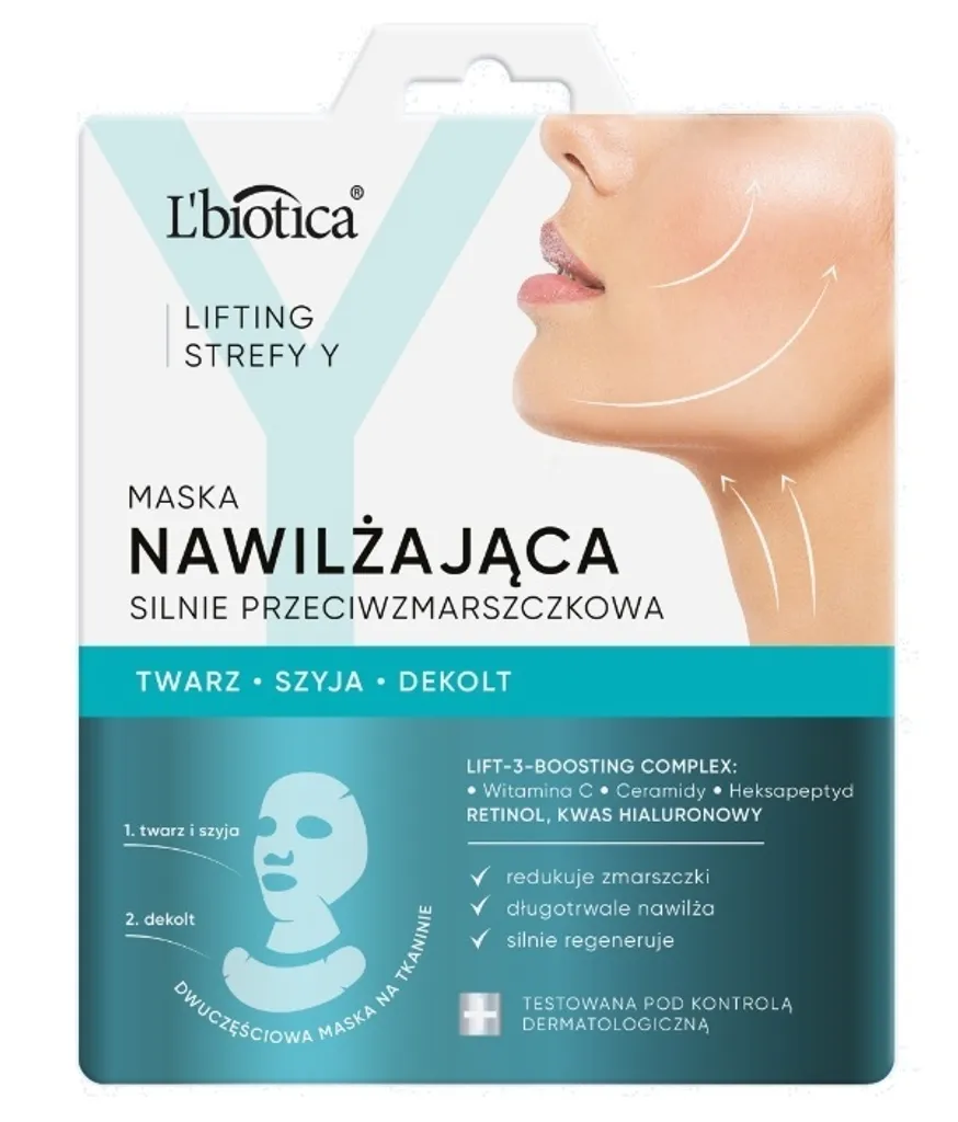 L'Biotica Maschera Viso Lifting: Rassodante Professionale per Rughe