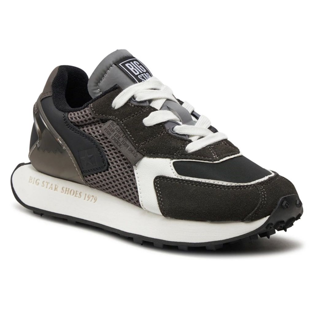 Damen Plateau-Sneaker mit Memory Foam System Big Star NN274683 Schwarz 39