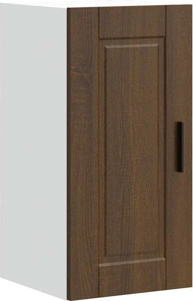 Armoire suspendue cuisine pour rangement épices Porto chêne brun