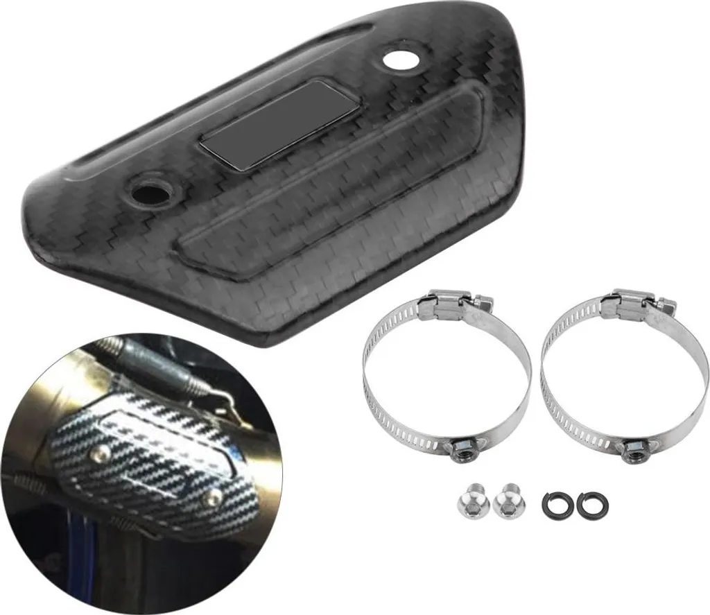 Anti-brûlure échappement moto : protection thermique pour tube et talon