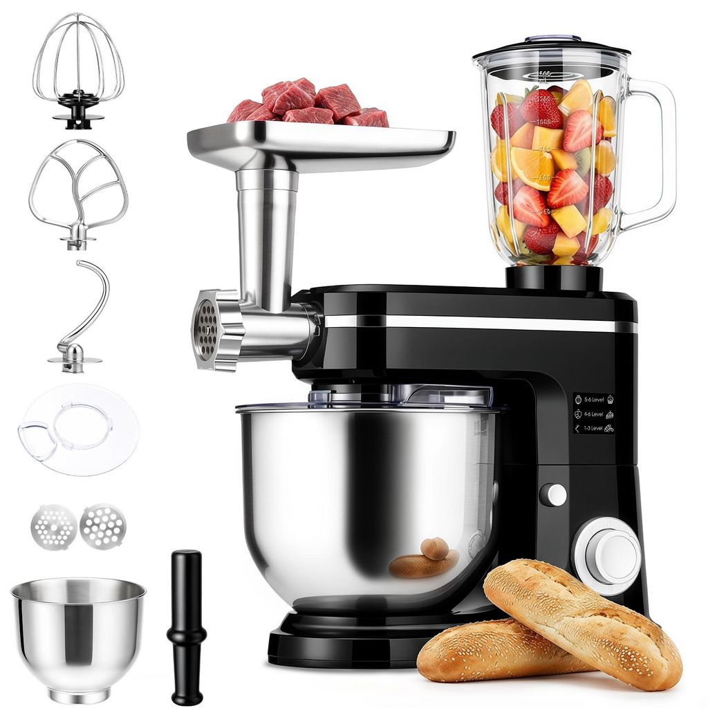 Multifunktionale Küchenmaschine 3 in 1, 2.000 Produktbild 