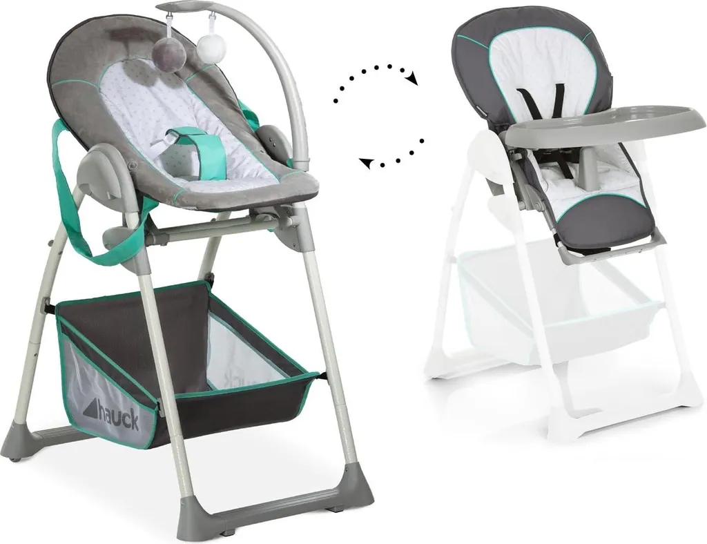 Hauck Sit N Relax : Finie la fatigue du dos avec cette Chaise Haute Réglable