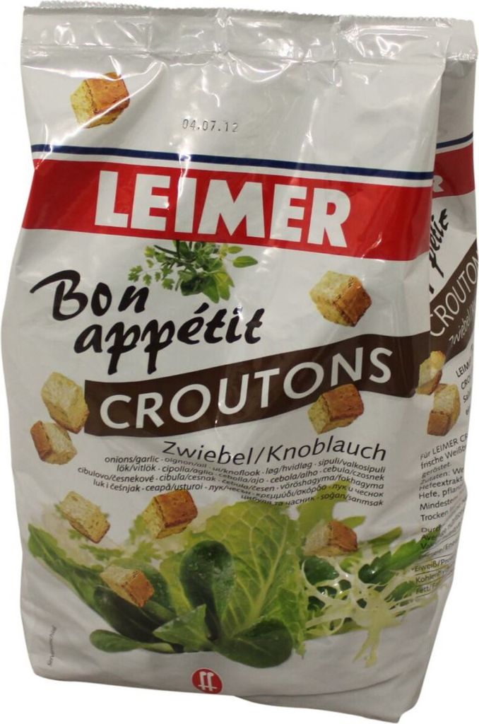 Gebrüder Leimer grzanki cebula / czosnek 500g Zdjęcie produktu 