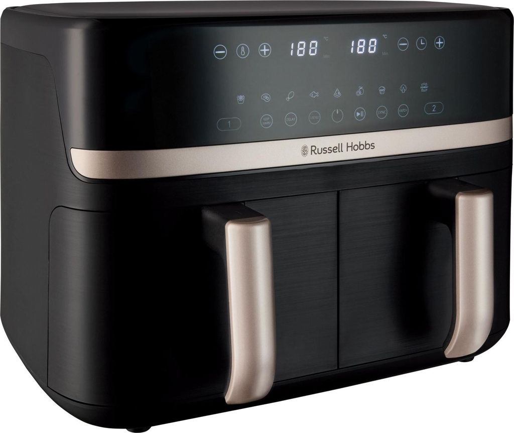 Russell Hobbs Heissluftfritteuse Kuche Doppel Heissluftfritteuse SatisFry Luftfrittieren