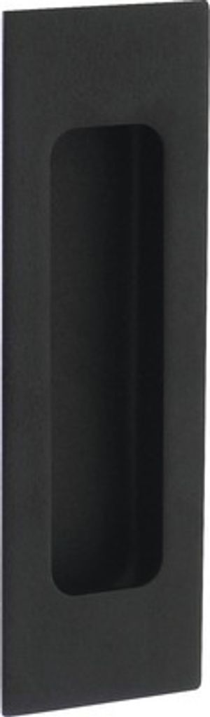 Intersteel Griffmuschel eckig 120x40 mm Edelstahl/Schwarz Produktbild 